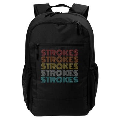 Retro Vintage Strokes Daily Commute Backpack