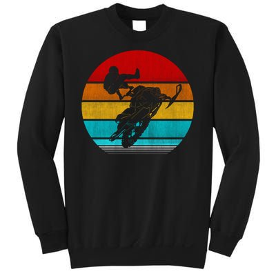 Retro Vintage Snowmobile Sweatshirt