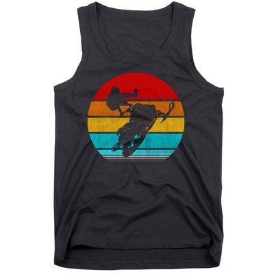 Retro Vintage Snowmobile Tank Top