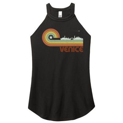 Retro Vintage Skyline Venice Women’s Perfect Tri Rocker Tank