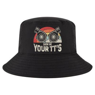 Retro Vintage Show Me Your Tt's Twin Turbo Car Racing Cool Comfort Performance Bucket Hat