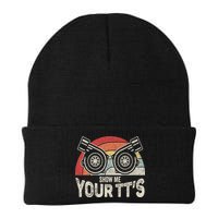 Retro Vintage Show Me Your Tt's Twin Turbo Car Racing Beanie