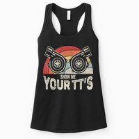 Retro Vintage Show Me Your Tt's Twin Turbo Car Racing Womens Tank Top