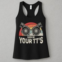 Retro Vintage Show Me Your Tt's Twin Turbo Car Racing Womens Tank Top