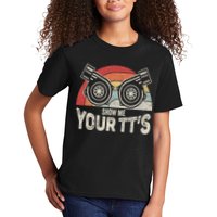 Retro Vintage Show Me Your Tt's Twin Turbo Car Racing Kids T-Shirt