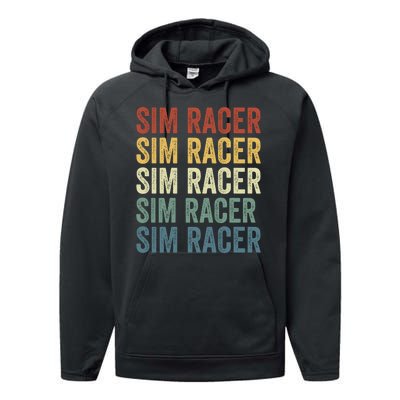 Retro Vintage Sim Racer Sim Racer Car Racing Sim Racing Funny Gaming Esport Performance Fleece Hoodie