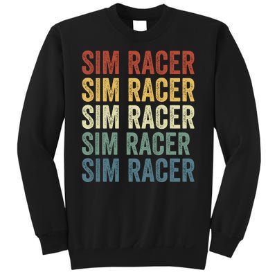 Retro Vintage Sim Racer Sim Racer Car Racing Sim Racing Funny Gaming Esport Sweatshirt