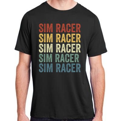 Retro Vintage Sim Racer Sim Racer Car Racing Sim Racing Funny Gaming Esport Adult ChromaSoft Performance T-Shirt