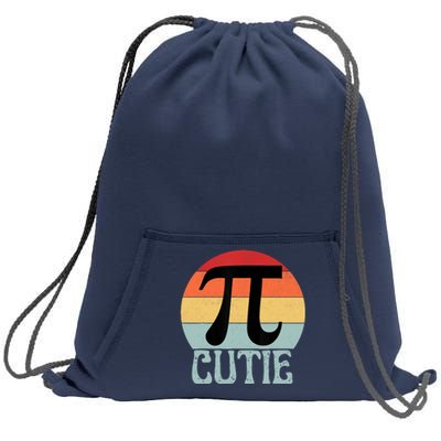 Retro Vintage Symbol Pi Day Math Teacher Funny Pi Day Sweatshirt Cinch Pack Bag