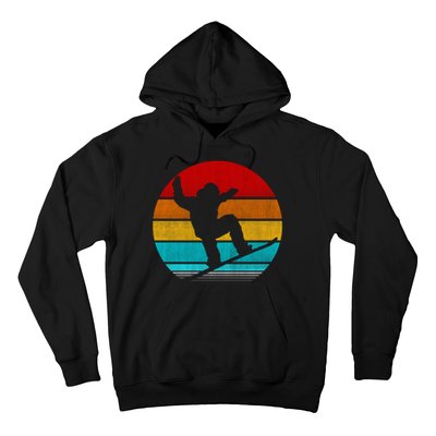 Retro Vintage Snowboarding Hoodie