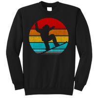 Retro Vintage Snowboarding Sweatshirt