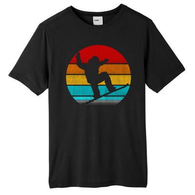 Retro Vintage Snowboarding Tall Fusion ChromaSoft Performance T-Shirt