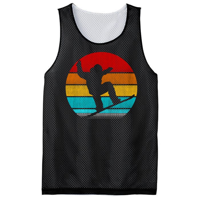 Retro Vintage Snowboarding Mesh Reversible Basketball Jersey Tank