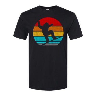 Retro Vintage Snowboarding Softstyle® CVC T-Shirt