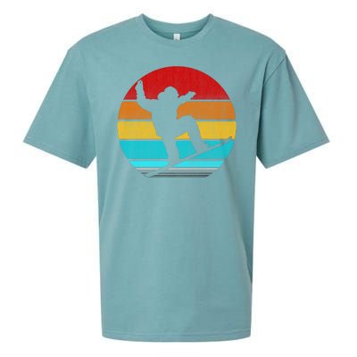 Retro Vintage Snowboarding Sueded Cloud Jersey T-Shirt