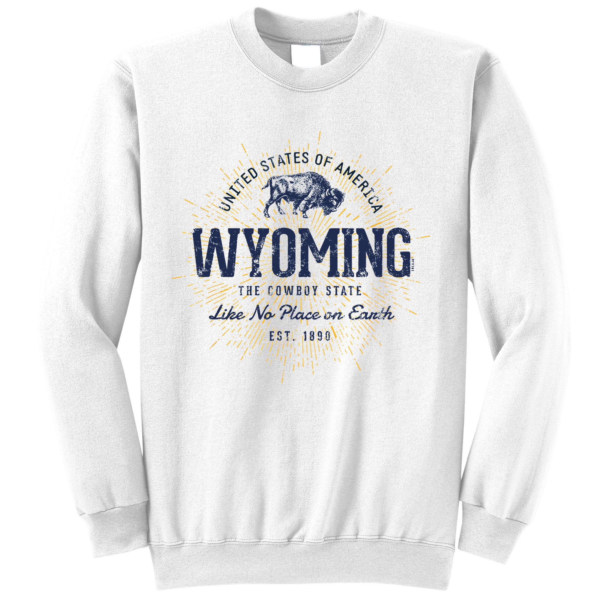 Retro Vintage State Of Wyoming Sweatshirt