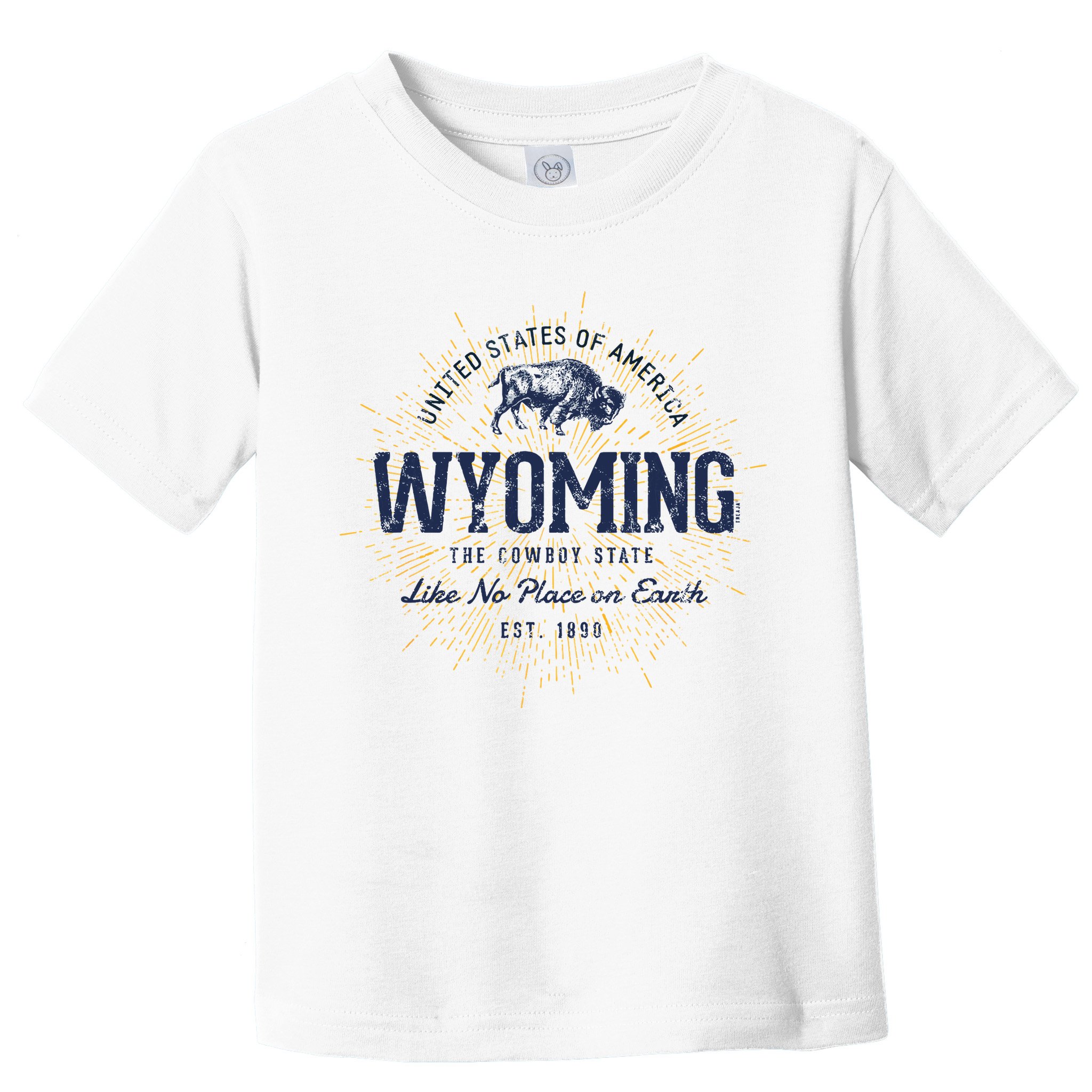 Retro Vintage State Of Wyoming Toddler T-Shirt