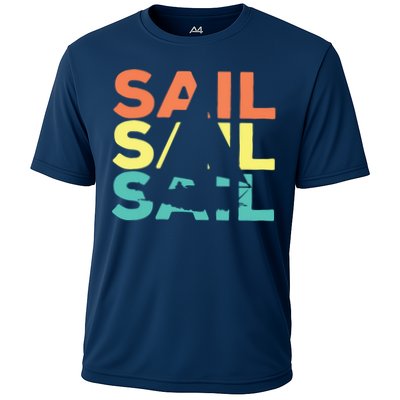 Retro Vintage Sail Sailing Gift Performance Shirt