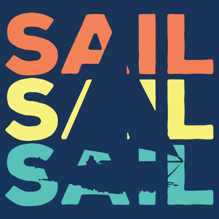Retro Vintage Sail Sailing Gift Bucket Hat