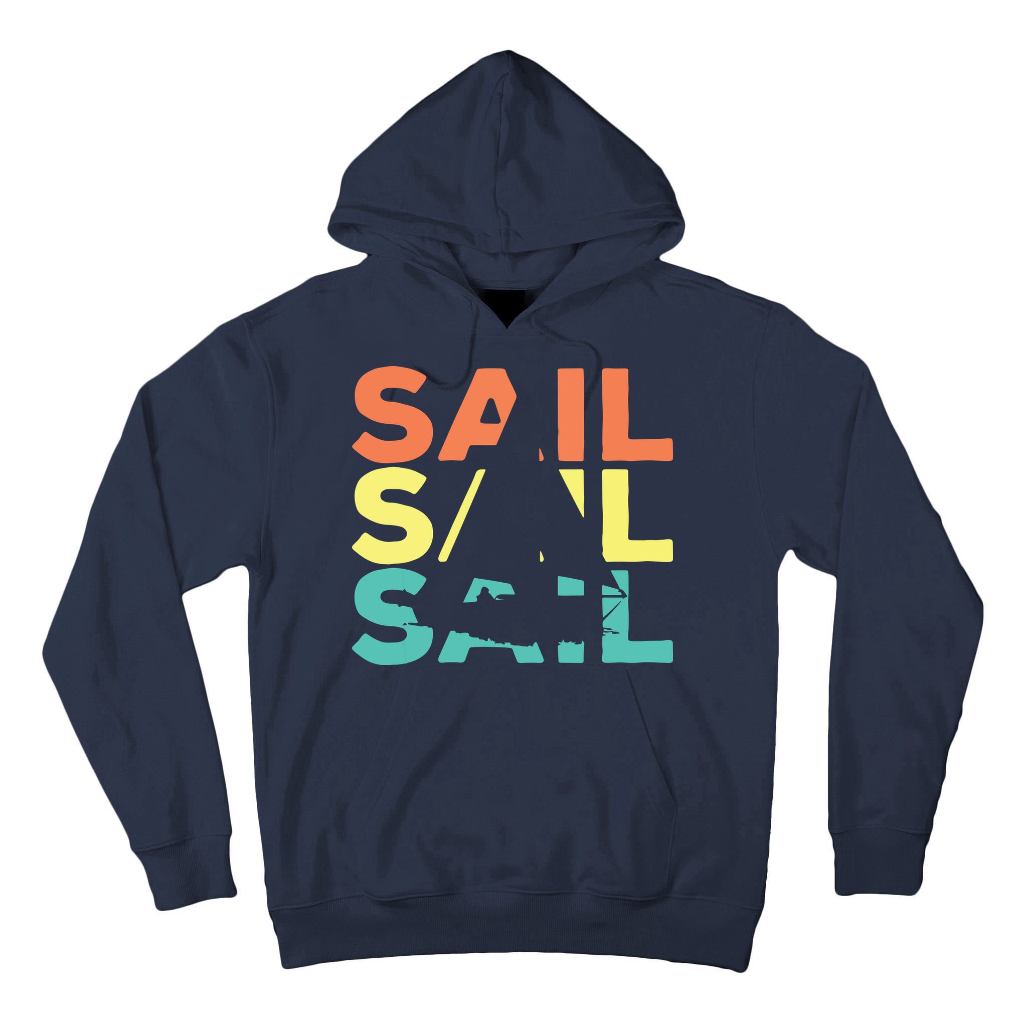 Retro Vintage Sail Sailing Gift Tall Hoodie