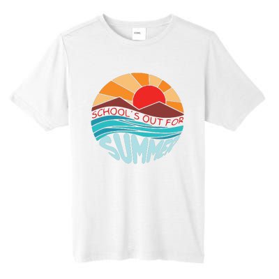 Retro Vintage Style Summer Dress Schools Out For Summer Tall Fusion ChromaSoft Performance T-Shirt