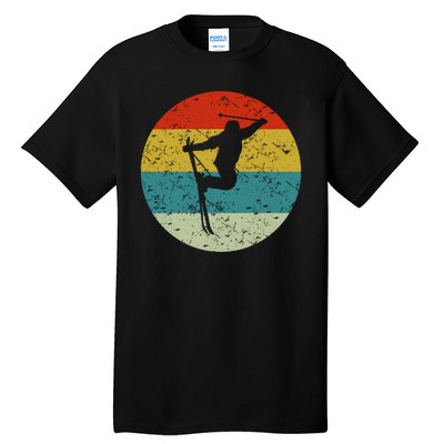 Retro Vintage Skiing Tall T-Shirt