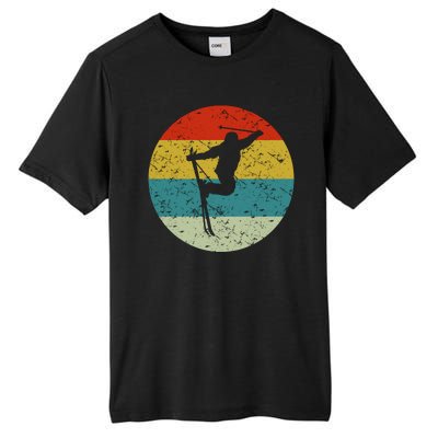 Retro Vintage Skiing Tall Fusion ChromaSoft Performance T-Shirt