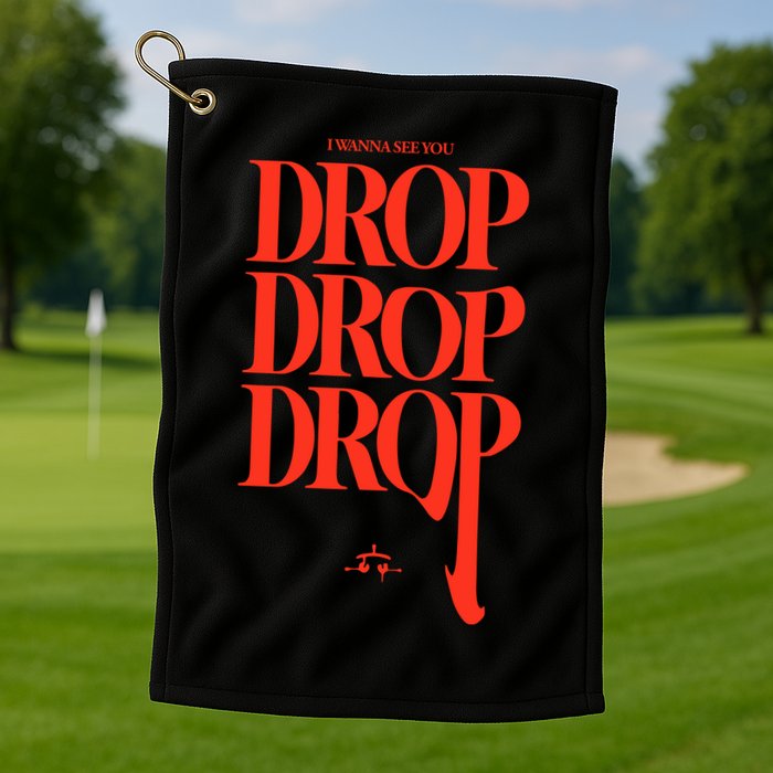 Ray Volpe See You Drop Golf Towel