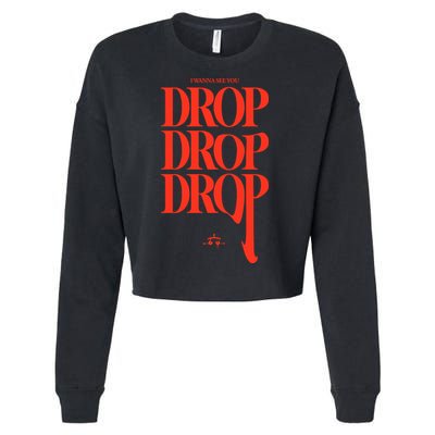 Ray Volpe See You Drop Cropped Pullover Crew