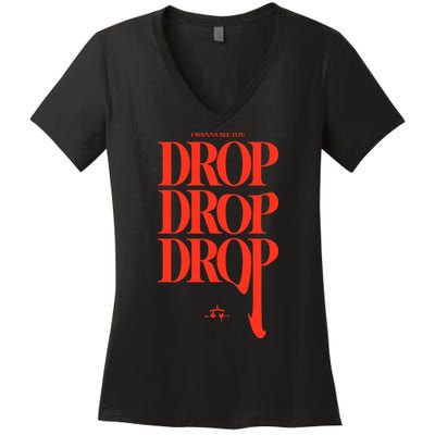 Ray Volpe See You Drop Women's V-Neck T-Shirt