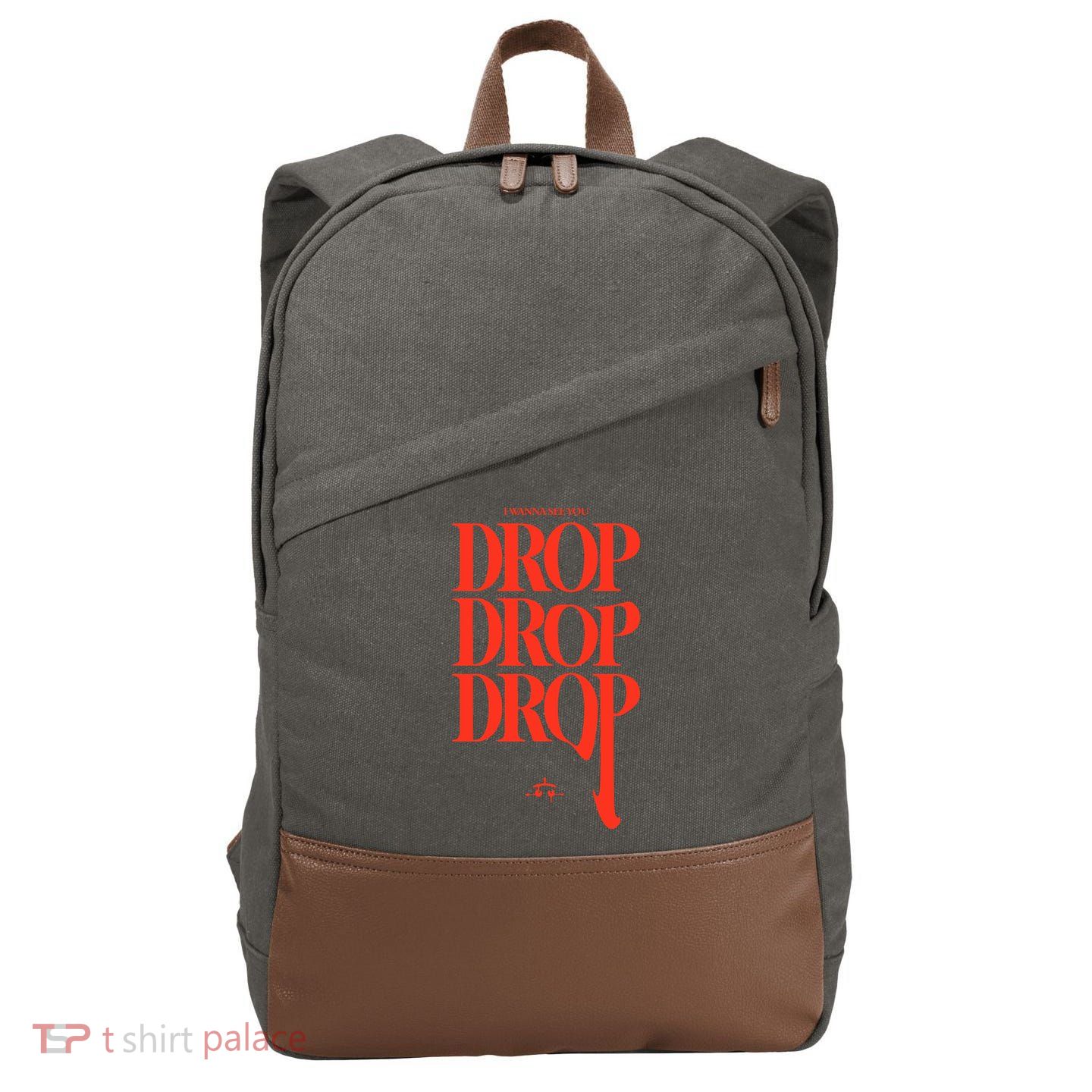 Ray Volpe See You Drop Cotton Canvas Backpack