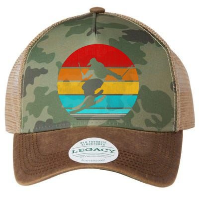 Retro Vintage Ski Legacy Tie Dye Trucker Hat