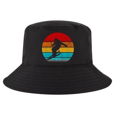 Retro Vintage Ski Cool Comfort Performance Bucket Hat