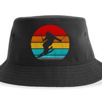 Retro Vintage Ski Sustainable Bucket Hat