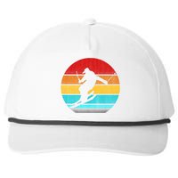 Retro Vintage Ski Snapback Five-Panel Rope Hat