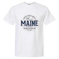 Retro Vintage State Of Maine Garment-Dyed Heavyweight T-Shirt