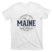 Retro Vintage State Of Maine T-Shirt