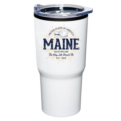 Retro Vintage State Of Maine Tumbler