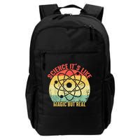 Retro Vintage Science Like Magic But Real Gift Daily Commute Backpack