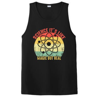 Retro Vintage Science Like Magic But Real Gift PosiCharge Competitor Tank