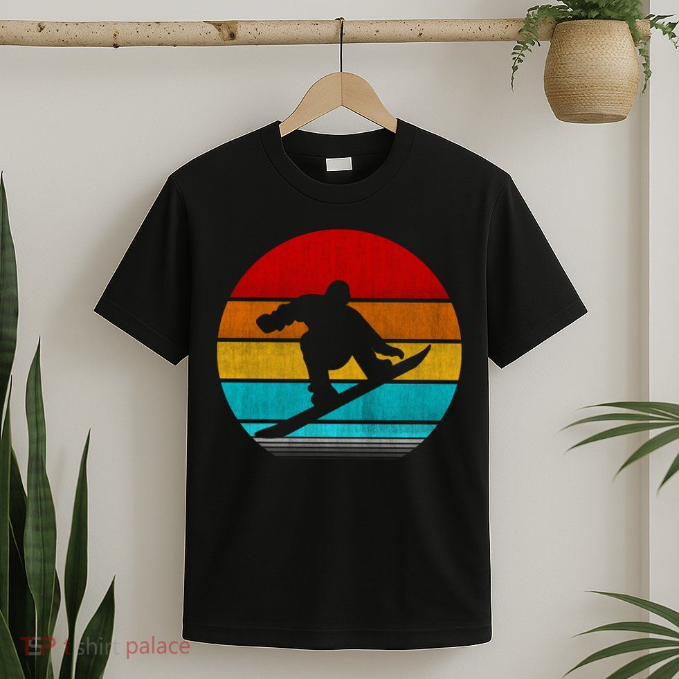 Retro Vintage Snowboard T-Shirt