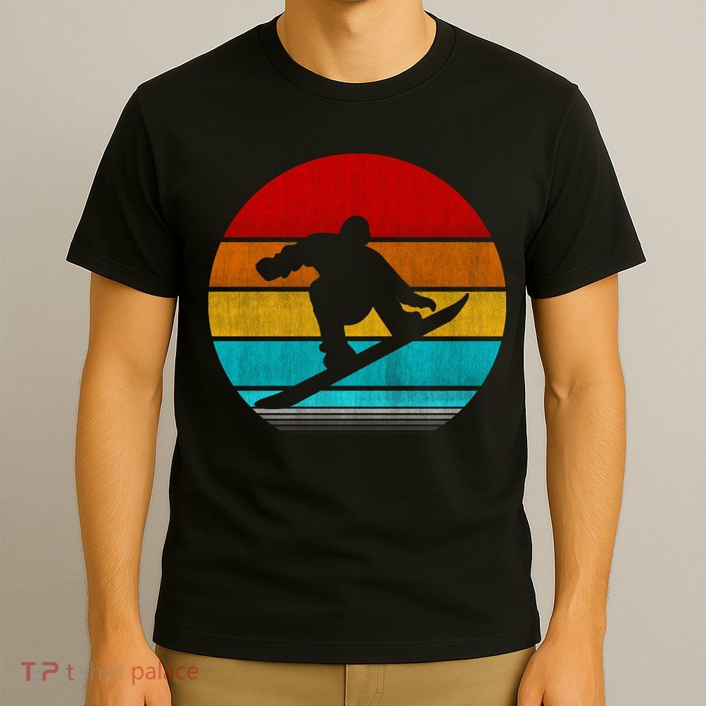 Retro Vintage Snowboard T-Shirt