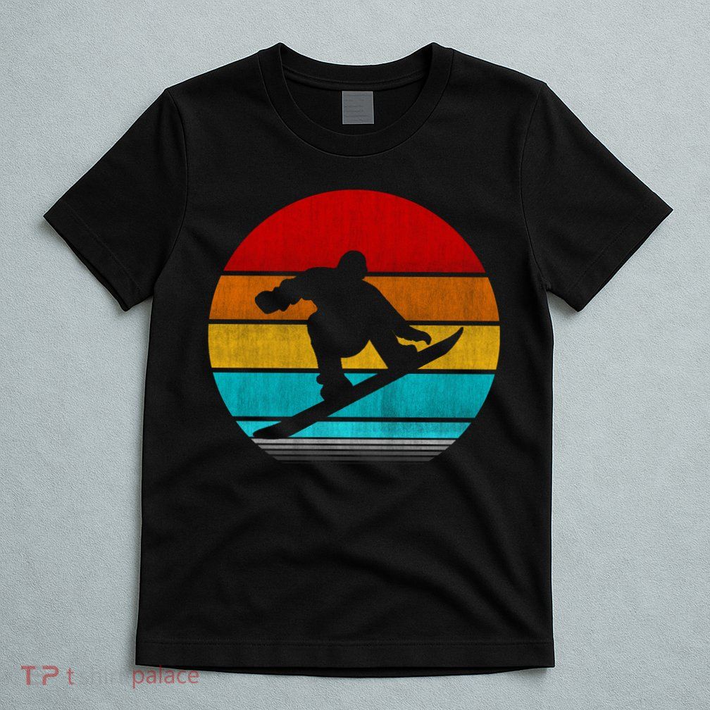 Retro Vintage Snowboard T-Shirt