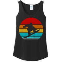 Retro Vintage Snowboard Ladies Essential Tank