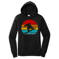 Retro Vintage Snowboard Women's Pullover Hoodie