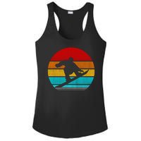 Retro Vintage Snowboard Ladies PosiCharge Competitor Racerback Tank