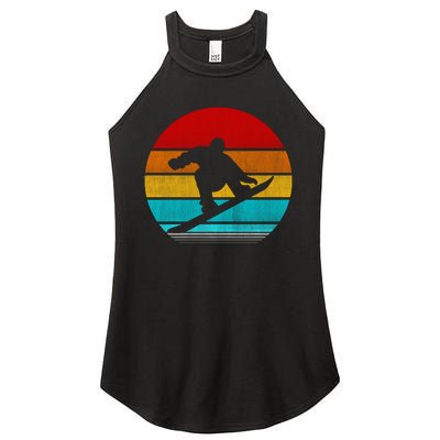 Retro Vintage Snowboard Women’s Perfect Tri Rocker Tank