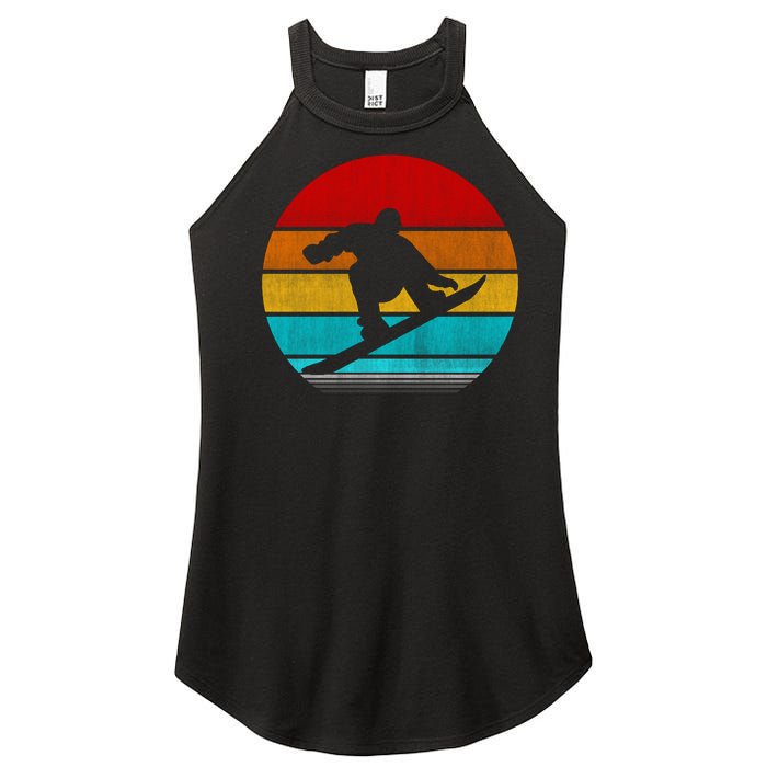 Retro Vintage Snowboard Women’s Perfect Tri Rocker Tank