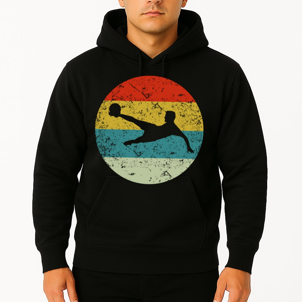Retro Vintage Soccer Hoodie