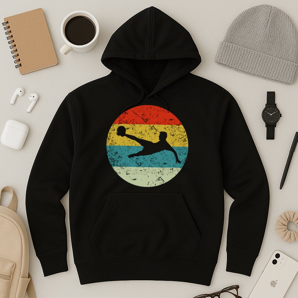 Retro Vintage Soccer Hoodie
